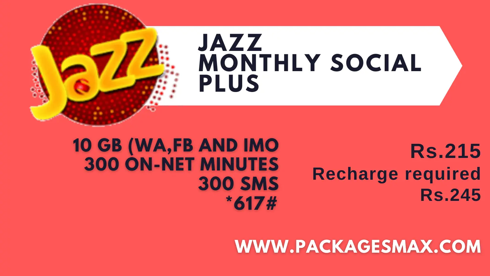 Jazz Monthly Social Offer