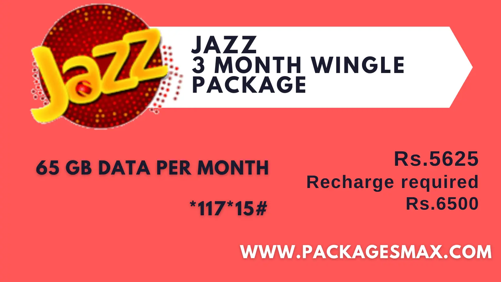 Jazz 3 Months Wifi Package