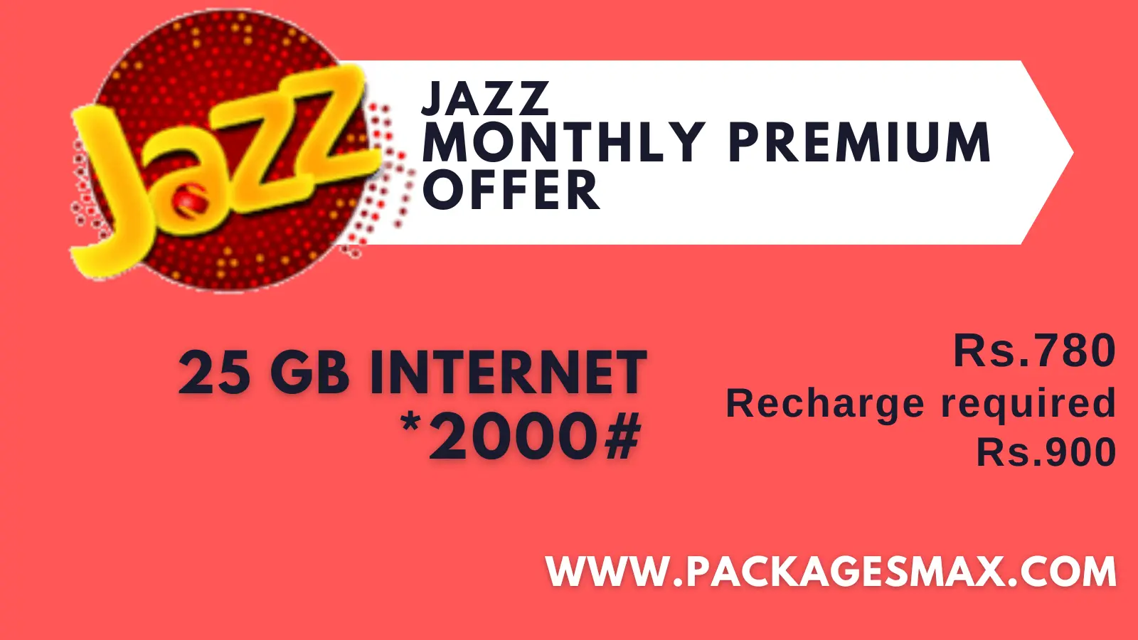 Jazz Monthly Internet Package *2000#